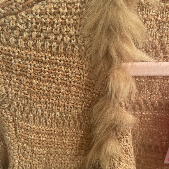 Lilly Pulitzer Preona cardigan in Sand castle gold metallic - Picture 4 of 5